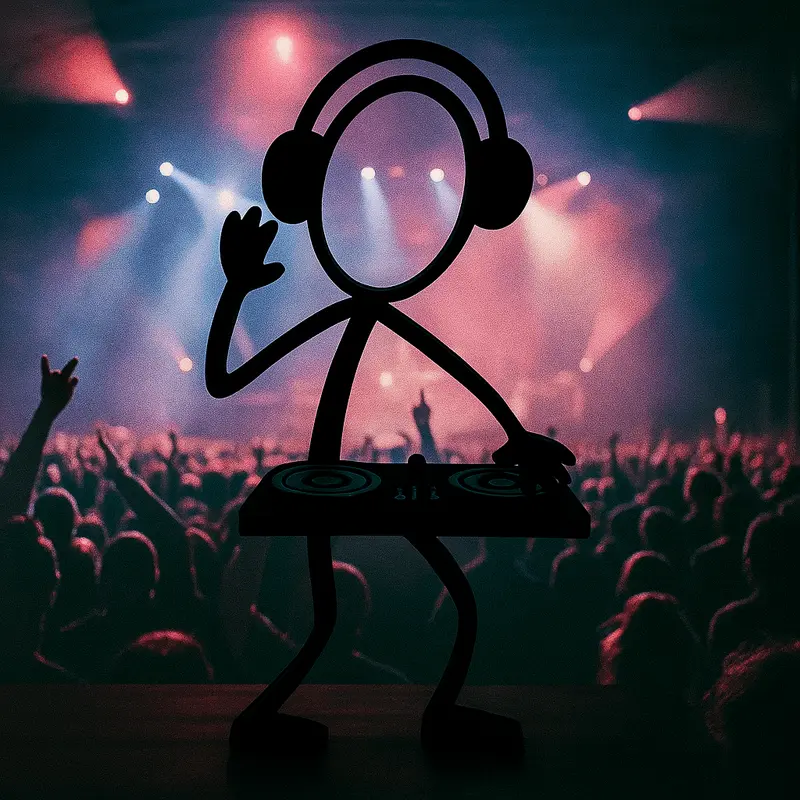 Stickyman DJ – cadeau voor dj of muziekliefhebber