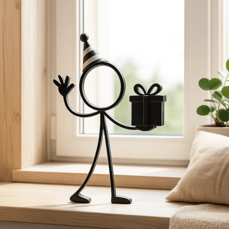 Stickyman Jarig – Origineel Verjaardagscadeau