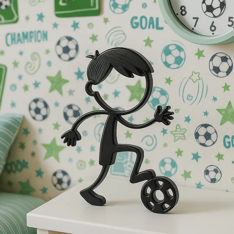 Stickyman Jongen Voetballer