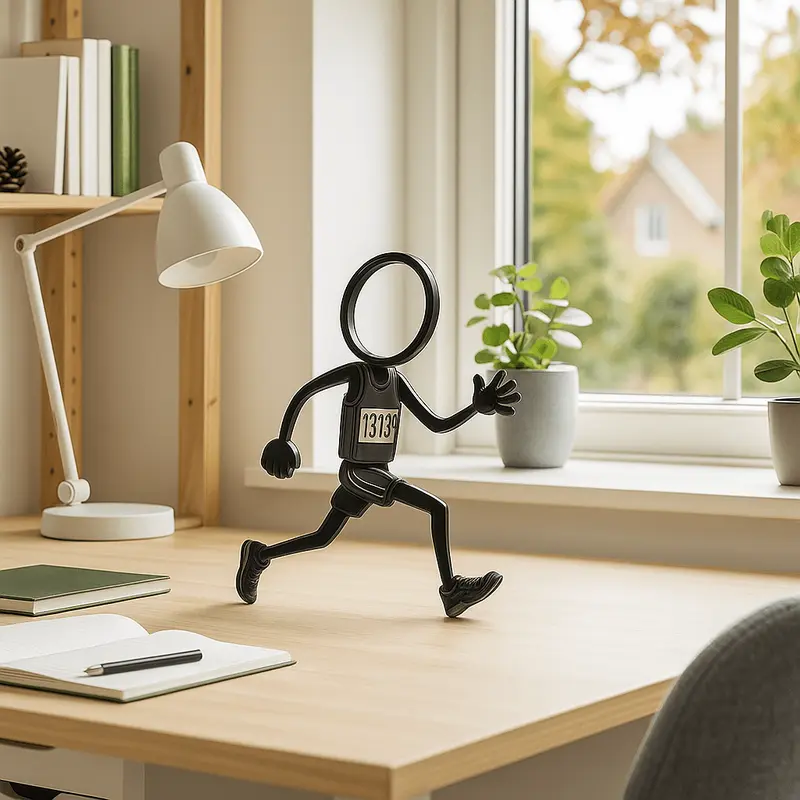 Stickyman Marathonloper – cadeau voor hardloper