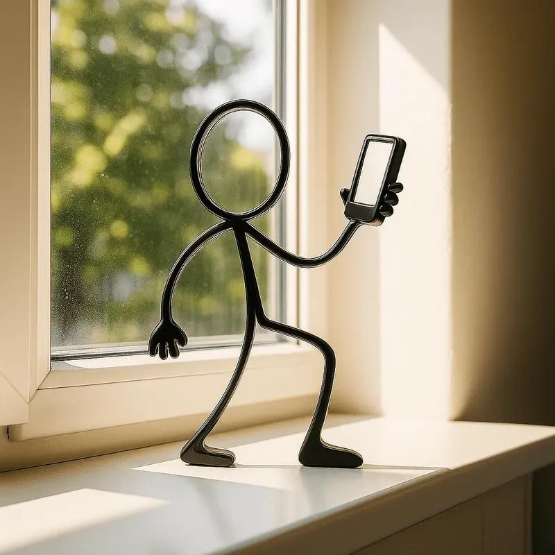 Stickyman met Smartphone