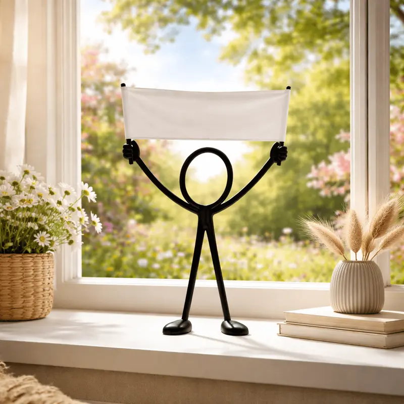Stickyman met Spandoek