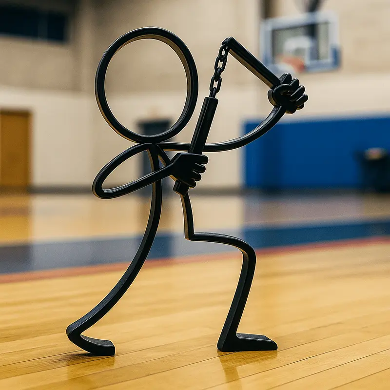 Stickyman Nunchaku-dō – Minimalistische Martial Arts Decoratie