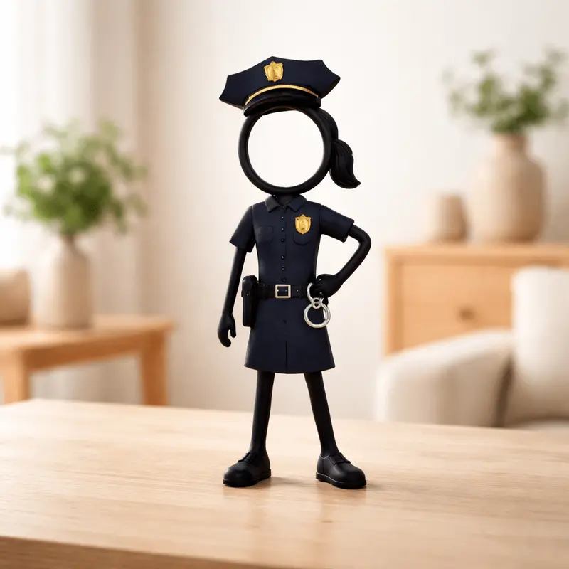 Stickyman Politievrouw – Limited Edition