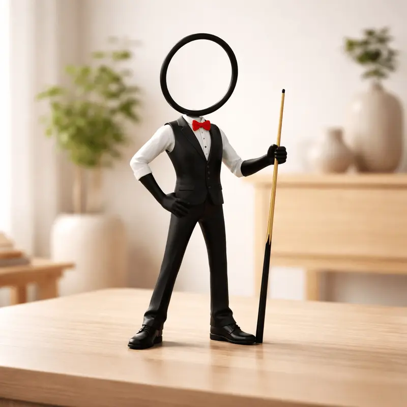 Stickyman staande Biljarter – Limited Edition