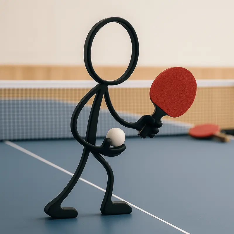 Stickyman Tafeltennisspeler