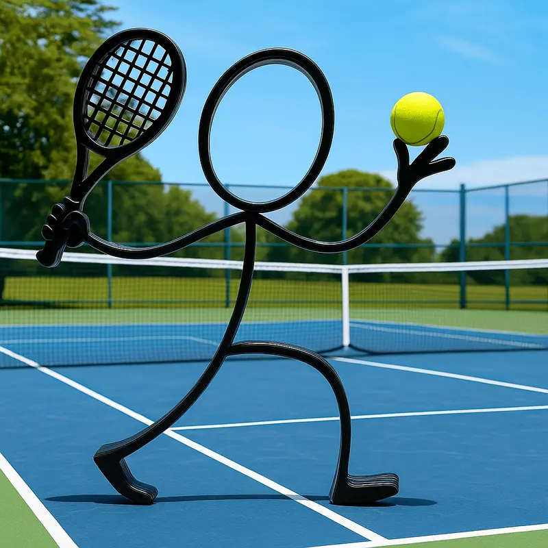 Stickyman Tennisspeler – cadeau voor tennisliefhebber