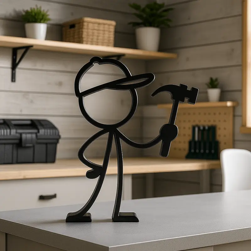 Stickyman Timmerman – persoonlijk cadeau voor klusser