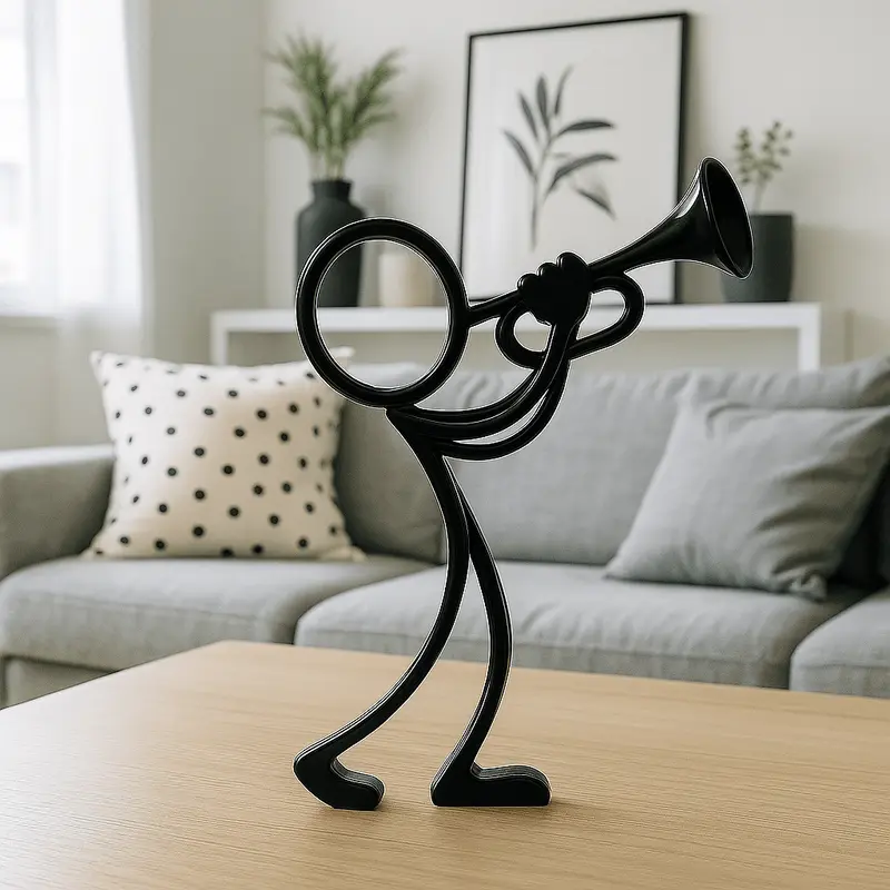 Stickyman Trompetspeler – cadeau voor trompettist
