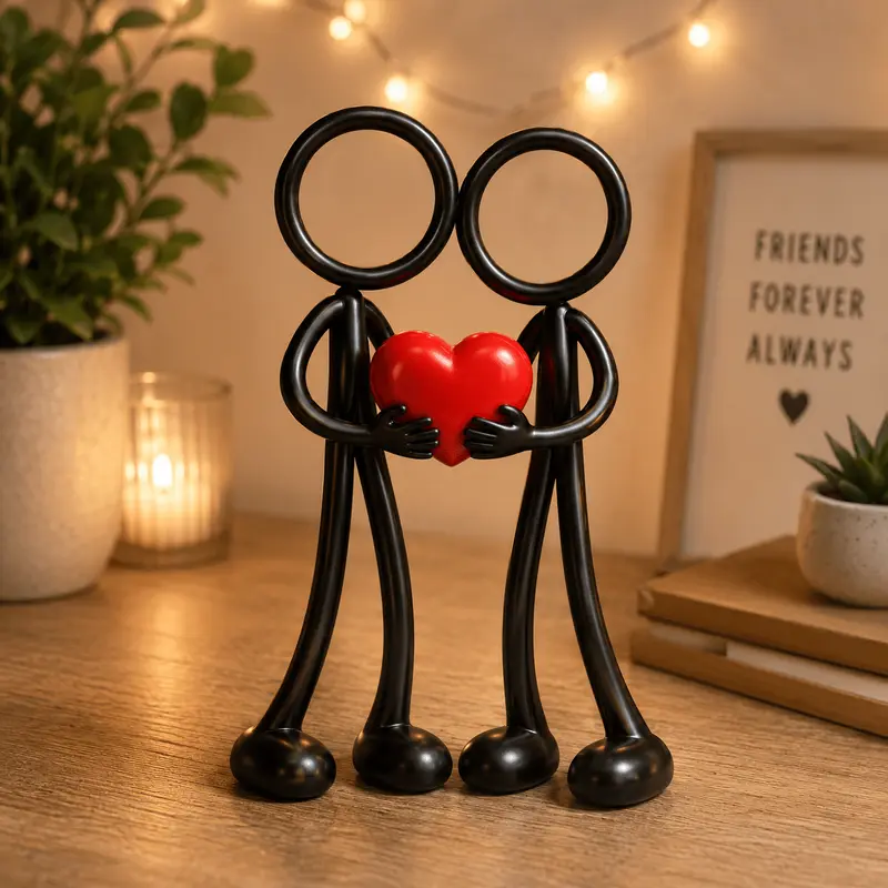 Stickyman Twee Mannen met Hart
