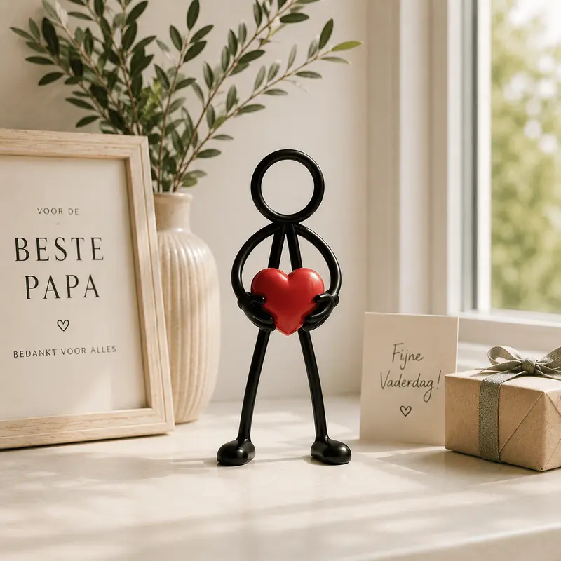 Stickyman Vader met hart