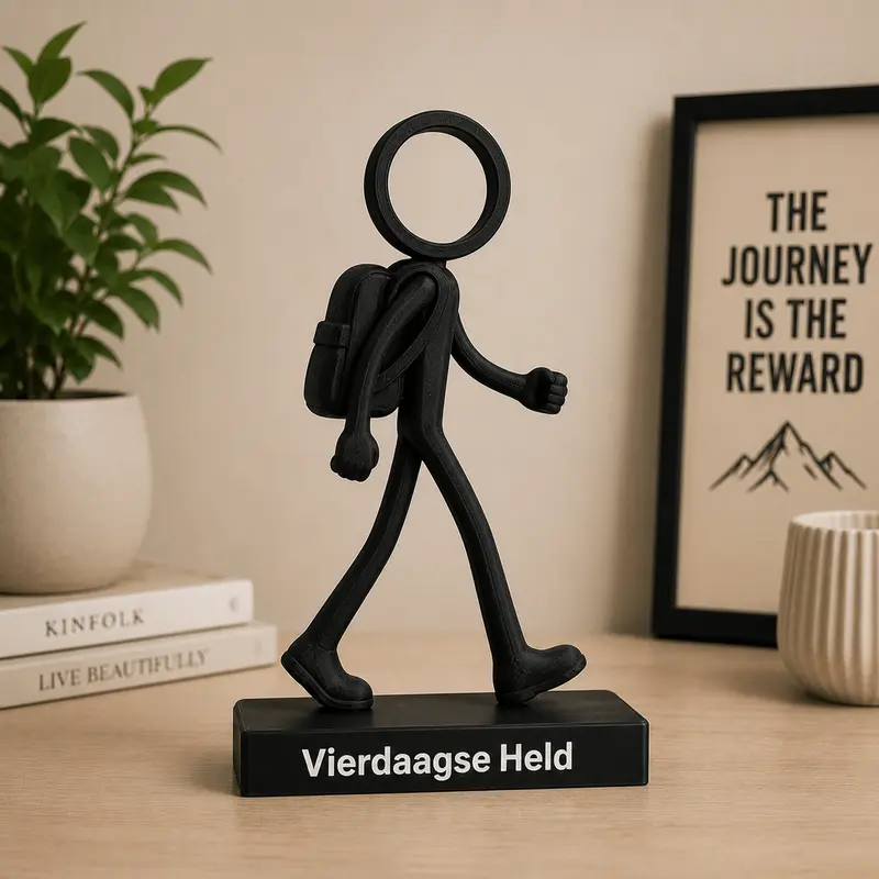 Stickyman Wandelaar – cadeau met rugzak