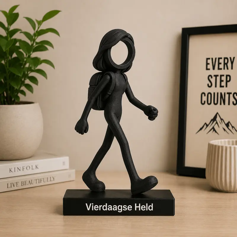 Stickyman Wandelaarster – cadeau voor haar
