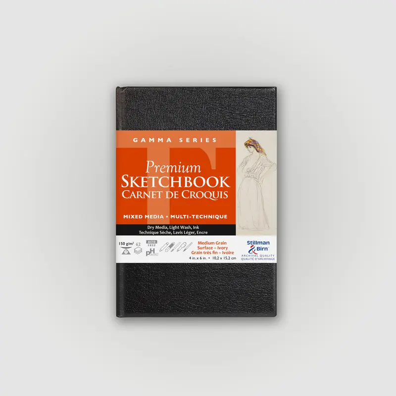 Stillman & Birn Gamma Hardbound 10,2x15,2cm 150g 62 sheets