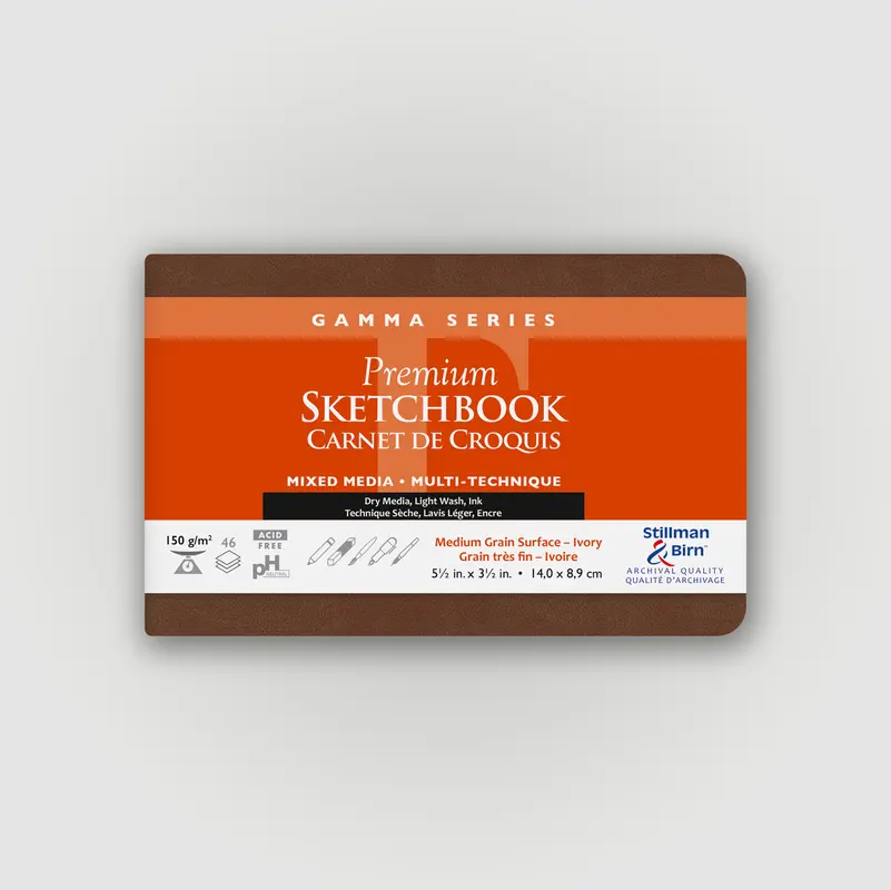 Stillman & Birn Gamma Softcover 14x8,9cm 150g 46 sheets