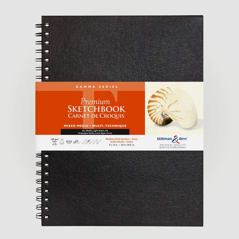 Stillman & Birn Gamma Wirebound 22,9x30,5cm 150g 50 sheets