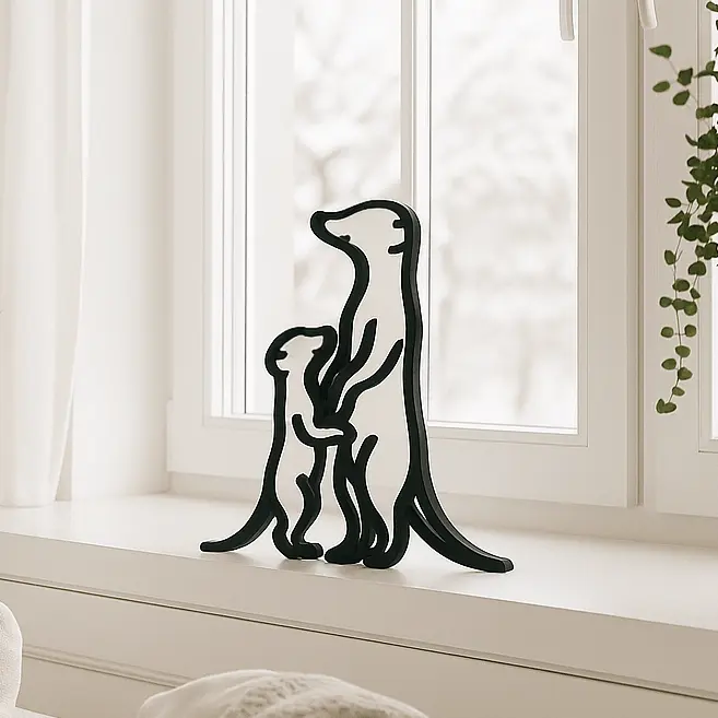 Stokstaartjes decoratie – symbool van verbondenheid