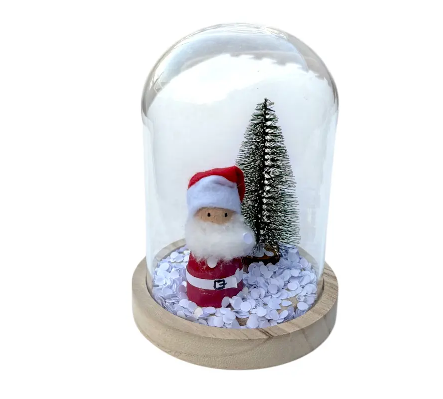 Stolp met kerstman