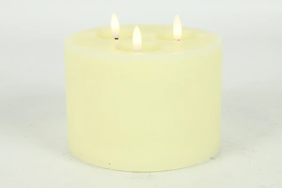 Stompkaars Ø15CM LED ro Lyon M crème