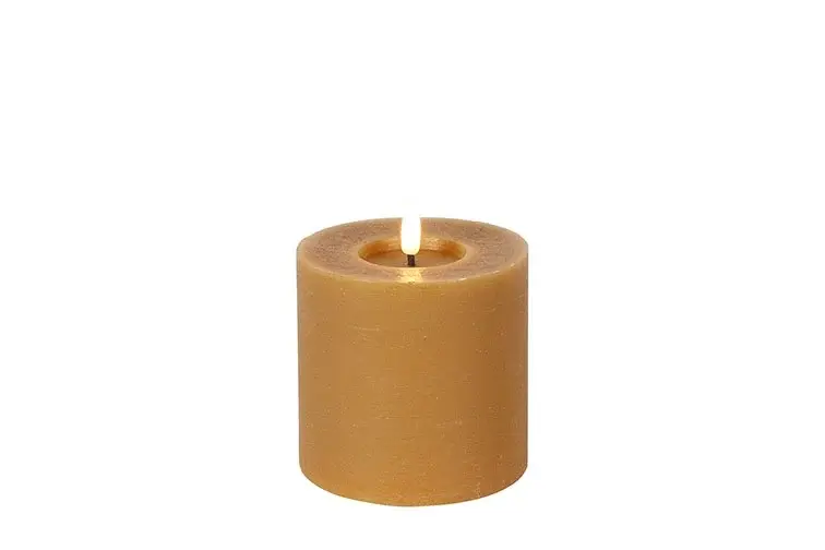 Stompkaars rustiek Ø10CM LED ro Lyon S amber