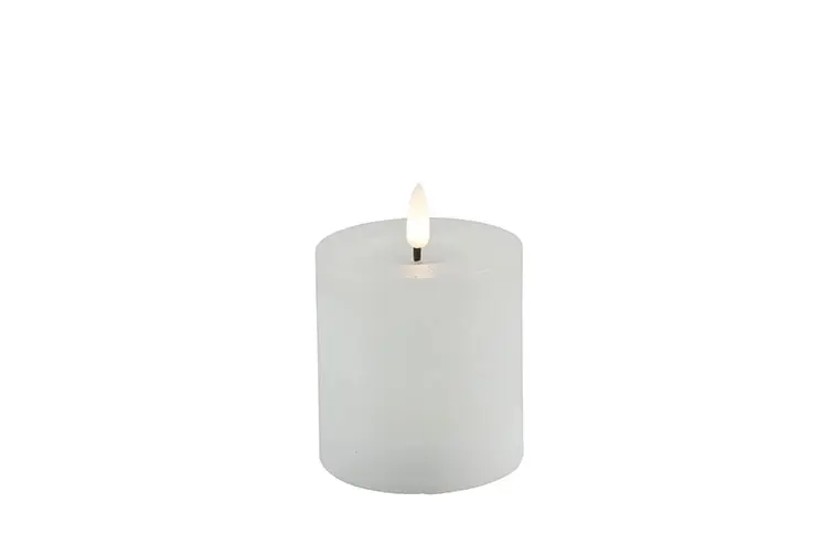 Stompkaars rustiek Ø7.5CM LED ro Lyon S wit