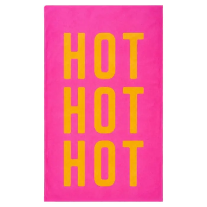 Strandlaken Hot Hot Hot 100x200 cm