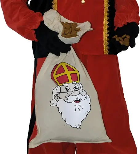 Strooizak katoen Sint 35x60cm
