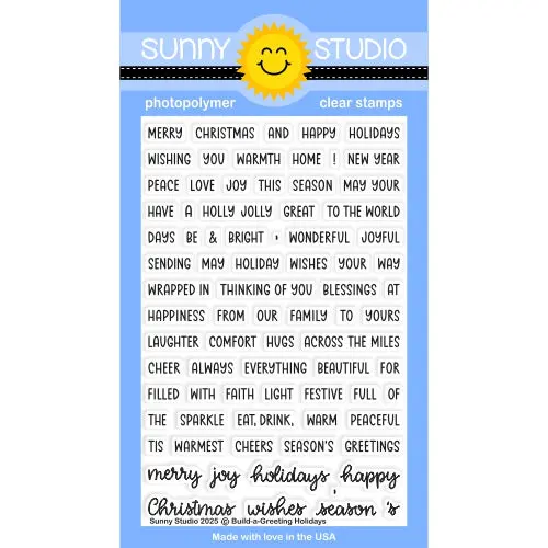 Sunny Studio - Build-A-Greeting Holidays