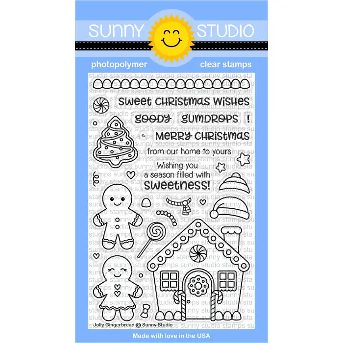 Sunny Studio - Jolly Gingerbread