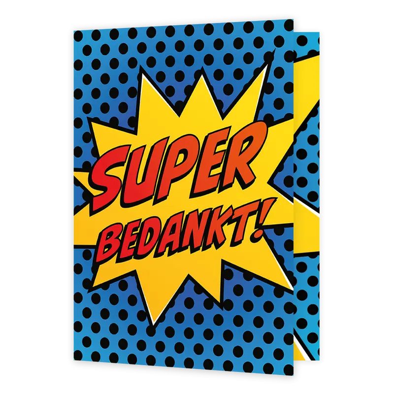 Super bedankt!