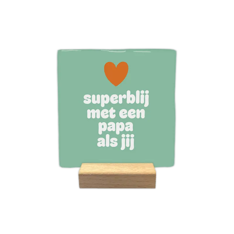 Superblij met een papa als jij