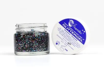 Superstar glittergel in pot 15 ml. bont