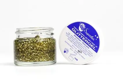 Superstar glittergel in pot 15 ml. goud