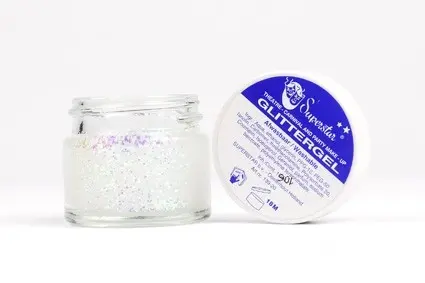 Superstar glittergel in pot 15 ml. parelmoer