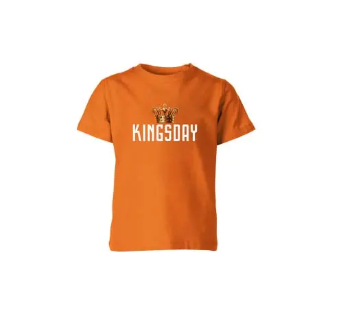 T-shirt oranje Kingsday mt. 116