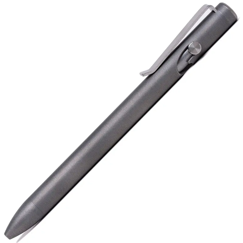 Tactile Turn Bolt Action Stonewashed Titanium pen