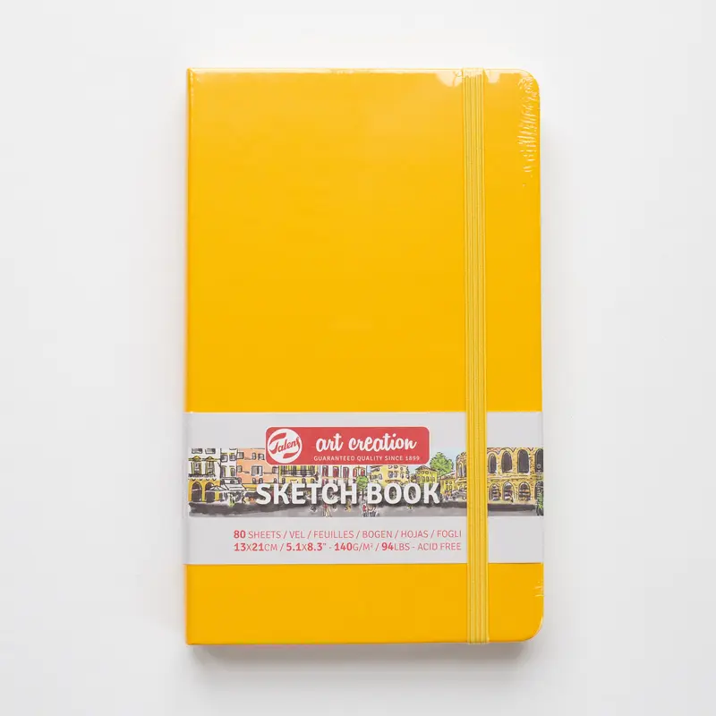 Talens Schetsboek Goudgeel 13x21 cm 140g