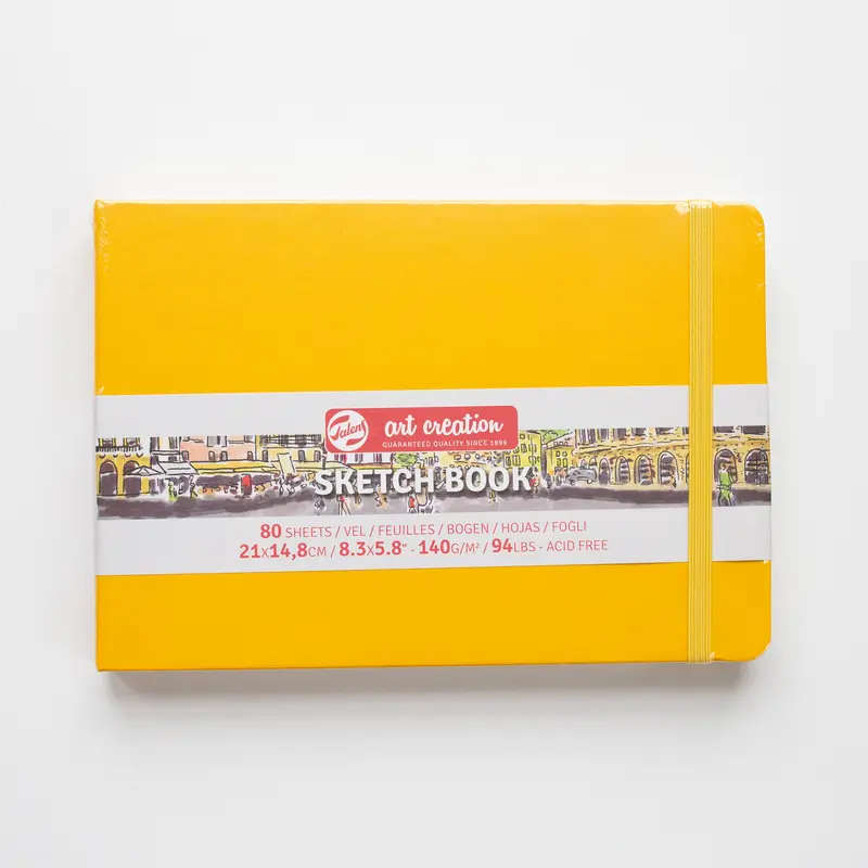 Talens Schetsboek Goudgeel 21x14.8 cm 140g