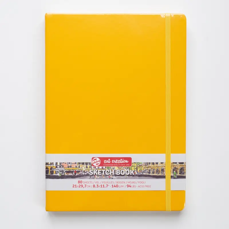 Talens Schetsboek Goudgeel 21x29.7 cm 140g