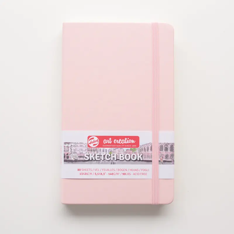 Talens Schetsboek Pastel Pink 13x21cm 140g