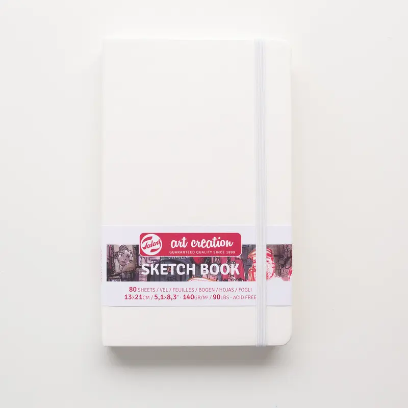 Talens Schetsboek Wit 13x21cm 140g