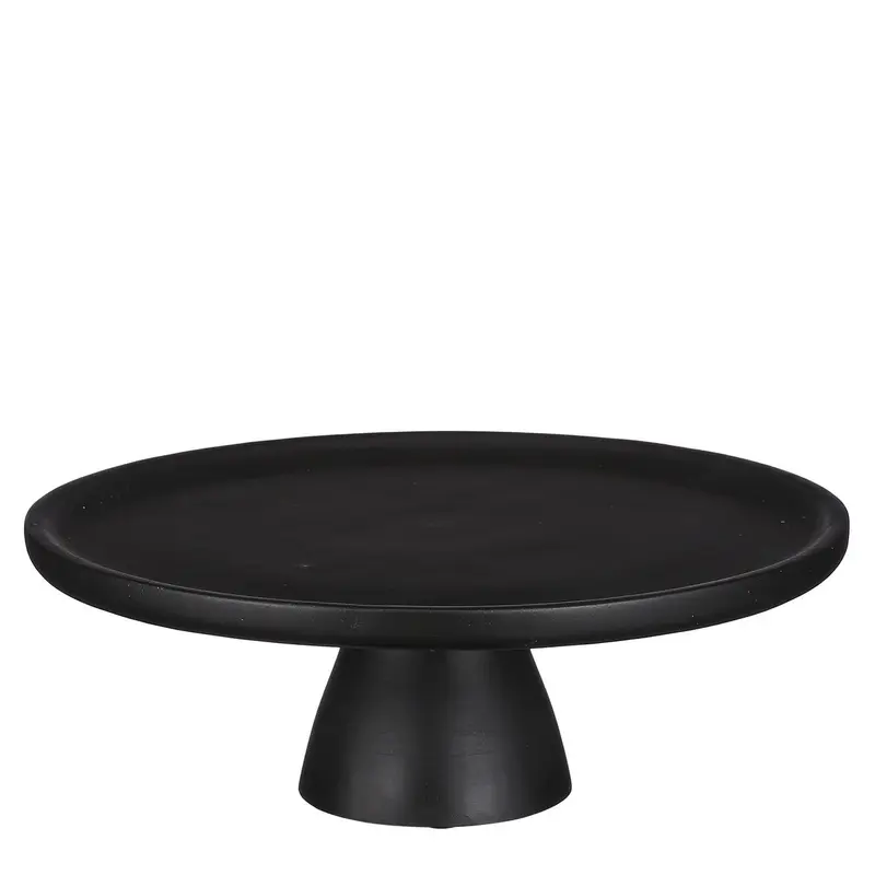 Tallo Taartplateau - Ø30 cm zwart