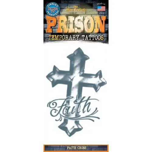 Tattoo Prison Faith Cross