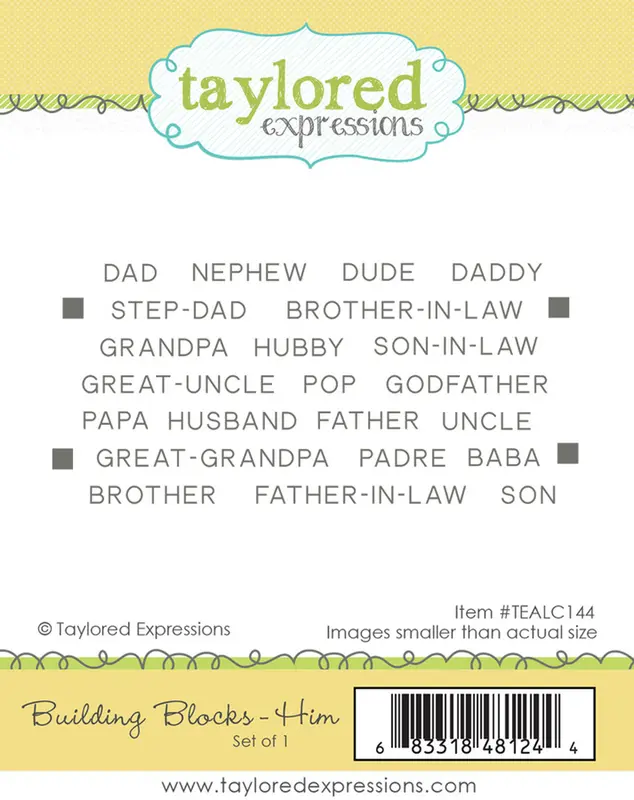 Taylored Expressions - Building Blocks - Him