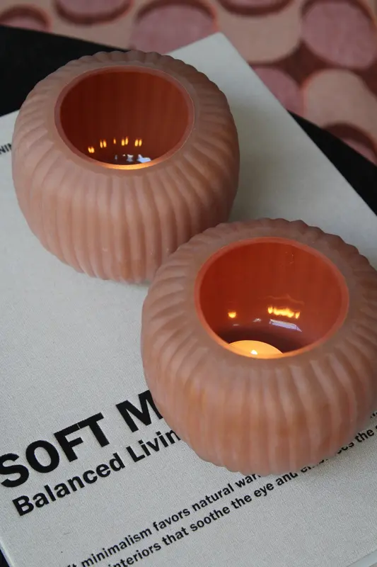 TEALIGHT | LIGHT & LIVING | PEACH