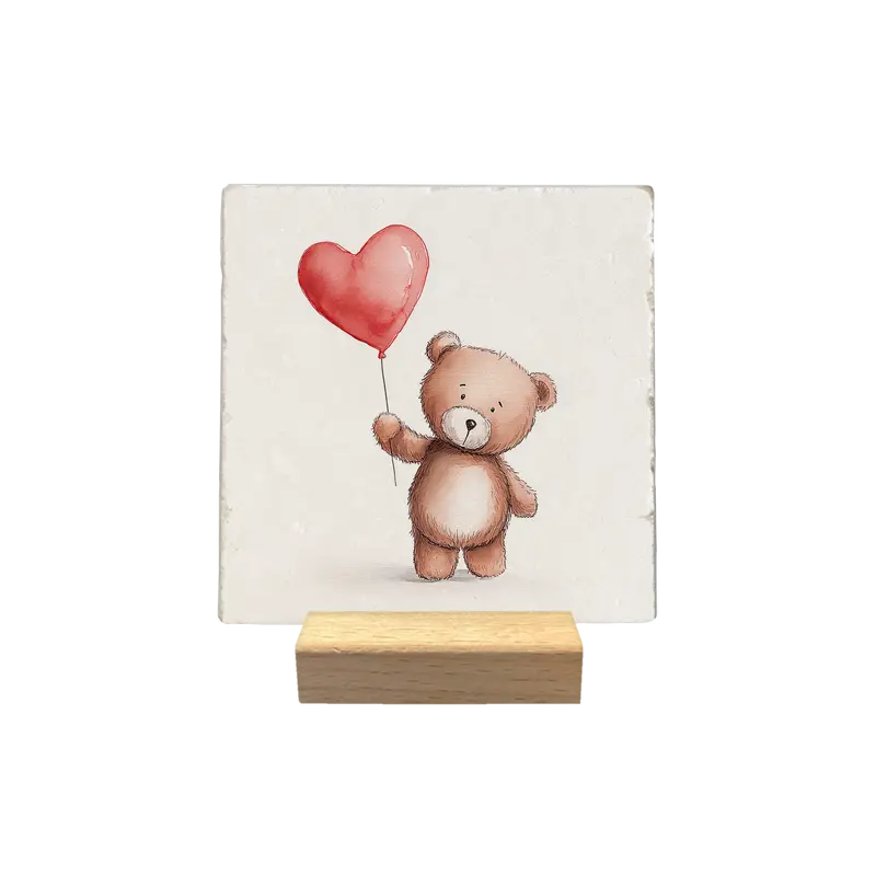 Teddy met hartjesballon