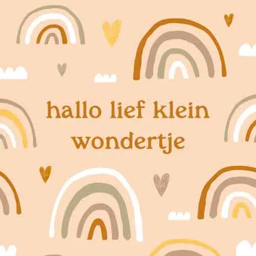 Tegeltje Baby & Huwelijk