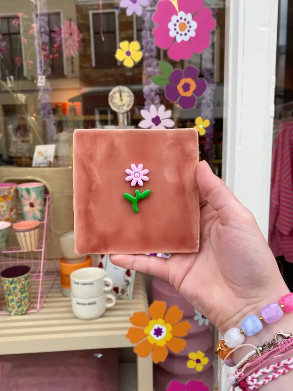 Tegeltje - Bloemetje