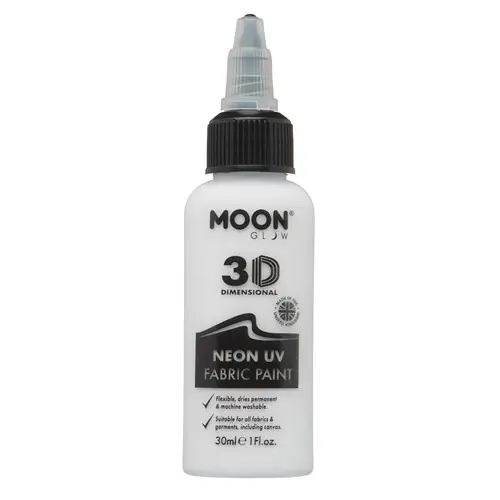 Textielverf MoonGlow Intense White 30ml