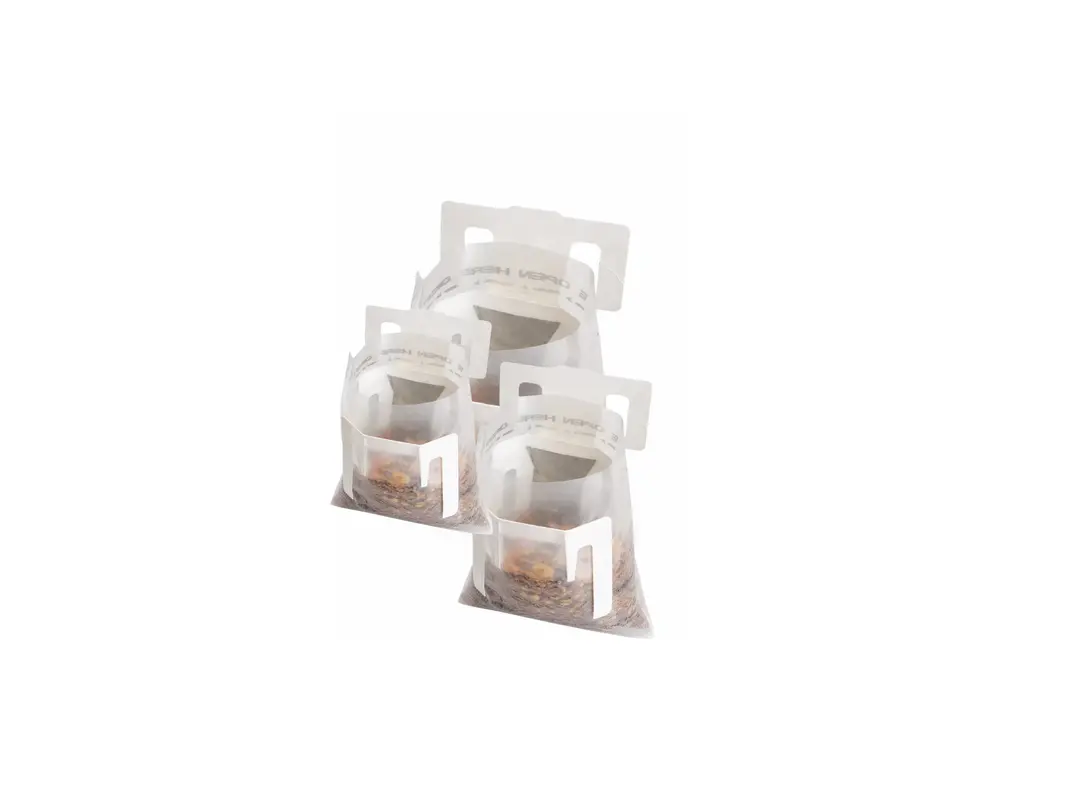 Thee zakjes per 50 stuks